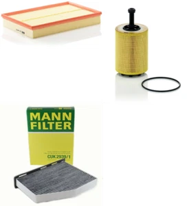 MANN-FILTER Air Oil Cabin Filter Service Kit fits VW Passat 3C2 3.2 FSI 4motion - Picture 1 of 4