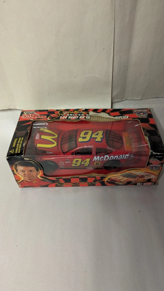 Racing Champions 1998 Signature Series 1/24 Bill Elliott #94 McDonald's "LEER" Foto 1 de 4