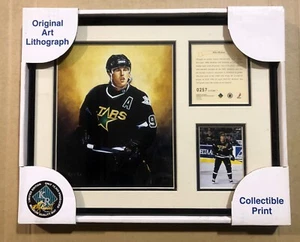Dallas Stars 1995 Mike Modano Hockey 11x14 FRAMED Kelly Russell Print - Picture 1 of 1