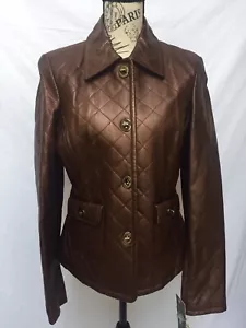 Neu mit Etikett Vakko Lederjacke Größe M - Bild 1 von 11