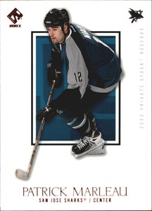 2002-03 Private Stock Reserve Red #87 Patrick Marleau/50