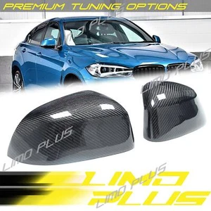 Replacement Carbon Fiber Mirror Cover for BMW X3 F25 LCI X4 F26 X5 F15 X6 F16 - Imagen 1 de 10