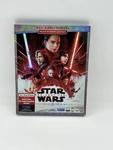 Star Wars: Episode VIII: The Last Jedi Blu-ray 2017 With Slipcover Brand New - Picture 1 of 2