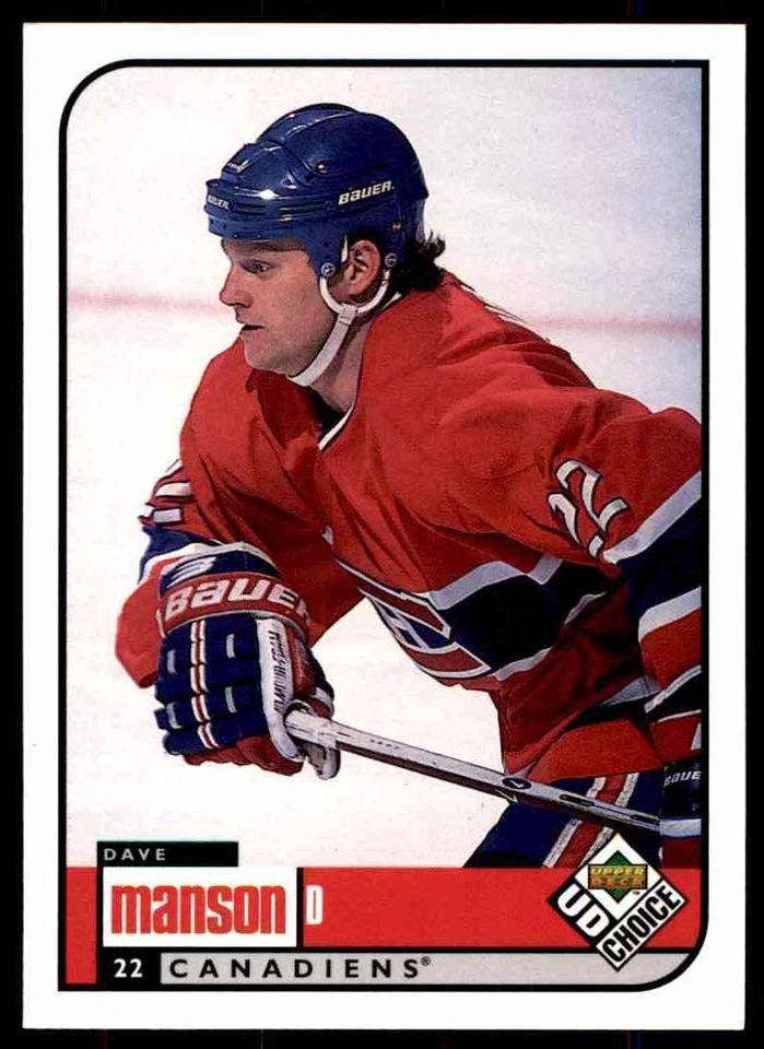 1998-99 Upper Deck UD Choice Dave Manson #108 - Image 1 of 2