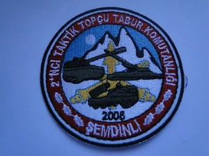 Aufnäher Türkische Armee  2 Taktisches Artillerie Batillion Command ca  8  cm  - Picture 1 of 1