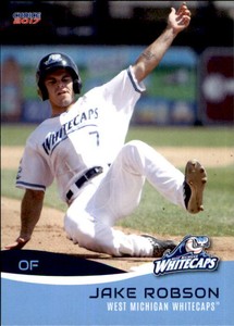 2017 West Michigan Whitecaps Choice #18 Jake Robson Windsor Ontario Canada Card