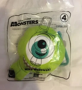 2020 McDonald’s Happy Meal Toy Disney Pixar #4 Monsters Inc.Mike Wazowski Plush - Picture 1 of 6