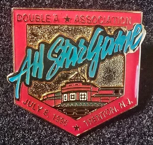 DOUBLE A ASSOCOCIATION ALL STAR GAME JULY 8, 1996 TRENTON, N.J. Lapel Pin - Picture 1 of 4
