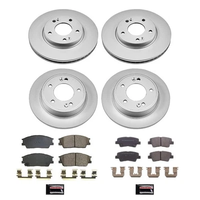 PowerStop CRK8686 Brake Kit For Kia Soul 2020-2024 Front Rear Foto 1 de 4