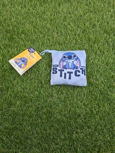 DISNEY STITCH BLUE CHARACTER FOLDAWAY SHOPPER TRAGETASCHE In Pouch Neu mit Etikett Primark - Bild 1 von 9