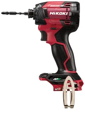 HiKOKI 36V Rechargeable Impact Driver Scorpion Red Body Only WH36DD(NNR) - Image 1 of 4