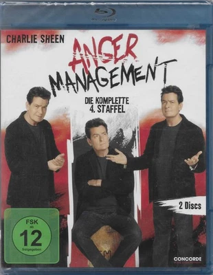 Anger Management Season Staffel 4 Charlie Sheen [German Blu Ray] NEW SEALED RARE - Image 1 of 4