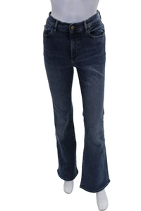 DL1961 Womens Cotton Denim Five Pocket Mid-Rise Flared Jeans Blue Size 27 - Picture 1 of 7