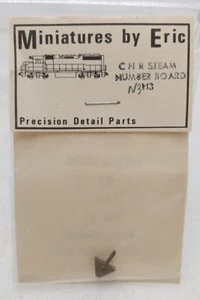 Miniatures By Eric N-3 C N R Steam Number Board Brass Part - Picture 1 of 1