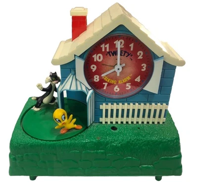 Looney Tunes Vintage Tweety Talking Alarm Clock 1978 Janex FOR PARTS NOT WORKING - Image 1 of 4