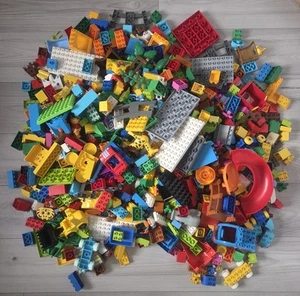 Großes LEGO DUPLO Konvolut 9,5 kg – Tiere, Figuren, Fahrzeuge, Schienen, Haus - Bild 1 von 24