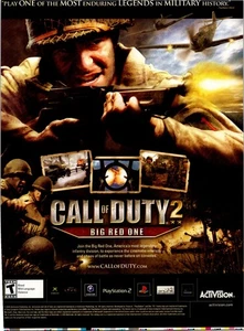 2006 • Anuncio impreso Call of Duty 2 • Y2K 2000s ADS-68 - Imagen 1 de 2