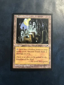MAGIC MTG   Ancient Tomb Tempest  1997  EXC! - Picture 1 of 2