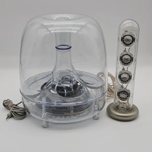 Subwoofer Harman Kardon Soundsticks II + 1 bâton haut-parleur | sans chargeur non testé - Photo 1/9