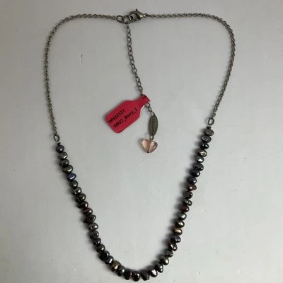 Auténtico Collar Sabika Verde Azul Oro Resina Semilla Perla Invierno 2022 Foto 1 de 3