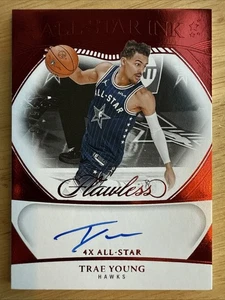 2024/25 Panini Flawless Trae Young All Star Ink Ruby Auto 15/15 Hawks  - Bild 1 von 2
