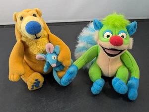 "2 osos en la gran casa azul 5"" oso de peluche/lémur Jim Henson Mattel 1999" - Imagen 1 de 12