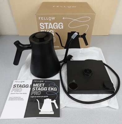 Fellow Stagg EKG Pro Electric Gooseneck Kettle Matte Black | 0.9L Open Box - Image 1 of 4
