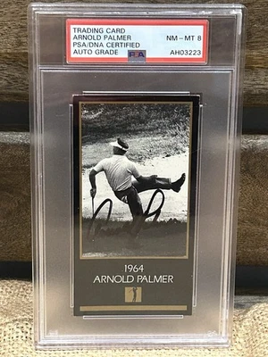 1993 Masters Champions 1964 Arnold Palmer Signature PSA Authentic Autograph 8 - Image 1 of 4