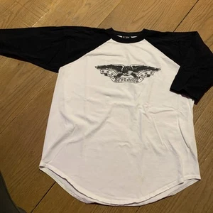 Very Rare Deftones 80s 90s Baseball T Shirt Vintage VTG 3/4 Sleeve XL USA Made - Picture 1 of 10