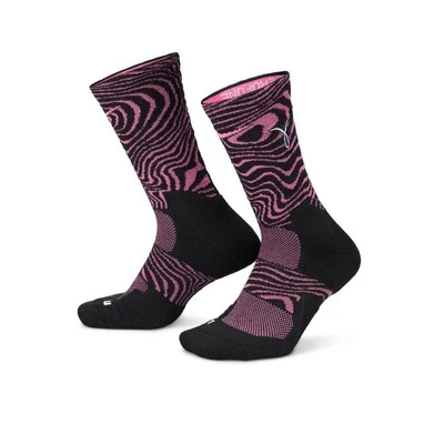 NEW NIKE ELITE BASKETBALL CREW SOCKS BREAST CANCER KAY YOW FZ3074-600 XL 12-15 - Image 1 of 3
