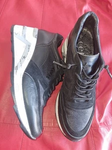 Damen Sneaker Cetti sneaker Gr 41 silber mit Brosche Plateausneaker Turnschuh - Bild 1 von 8