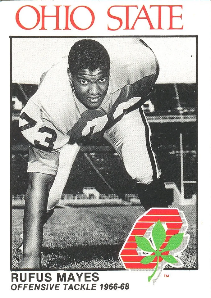 COLLEGE-ODDBALL Rufus Mayes EAGLES BENGALS BEARS Ohio State - Image 1 of 1