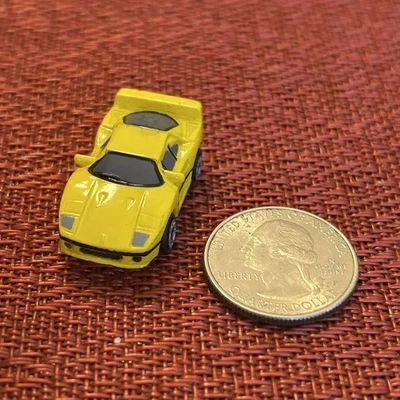Micro Machines Loose FERRARI F40 YELLOW LGTI GALOOB Rare 25gg - Image 1 of 3