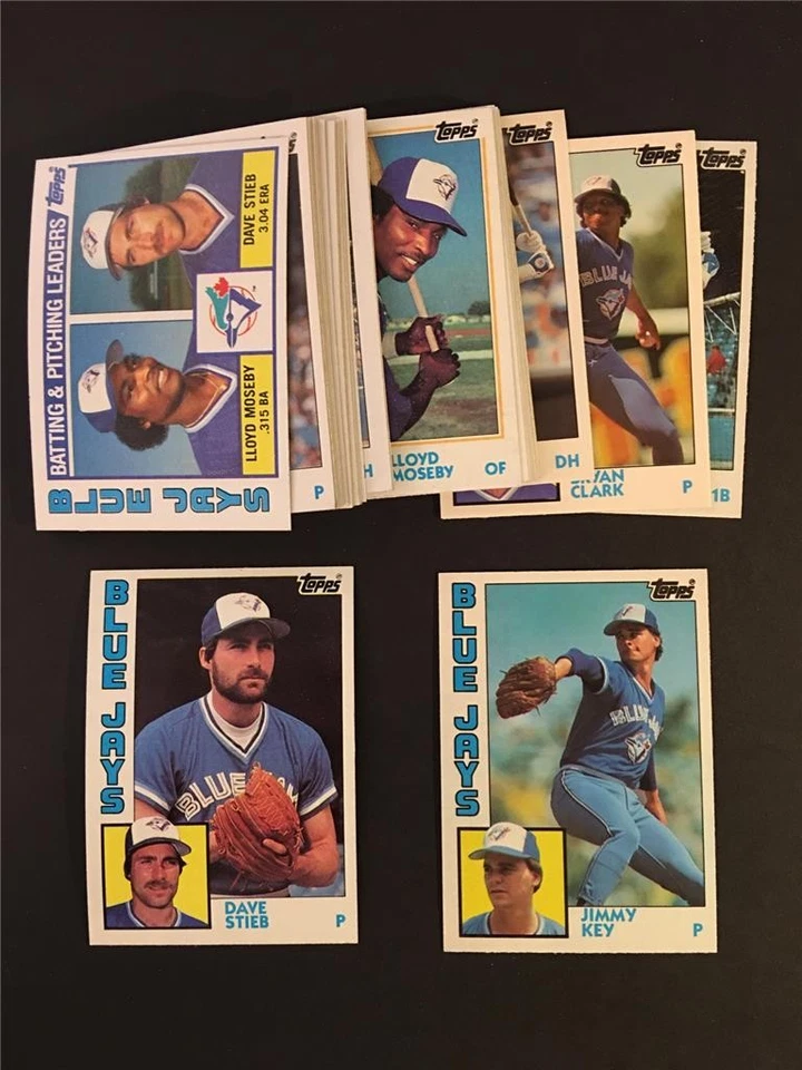 Juego de equipo Topps Toronto Blue Jays 1984 con 33 cartas intercambiadas Foto 1 de 1