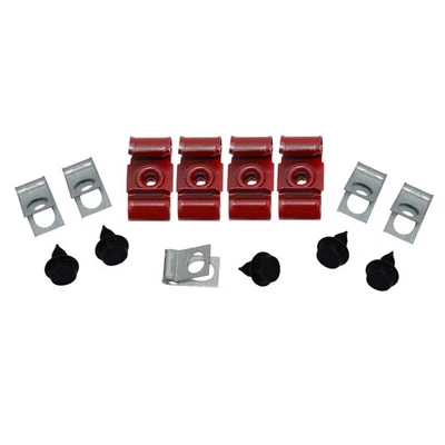 Kit de sujeción de soporte de abrazadera de clip de línea de freno Chevrolet Corvette 1963-66 14 piezas Foto 1 de 4