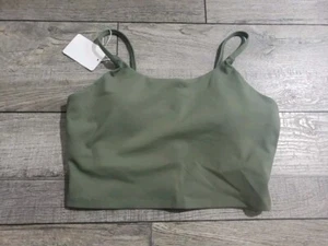 Lemedy Women Padded Sports Bra Fitness Workout Running Shirts Yoga Tank Top Sz L - Picture 1 of 5