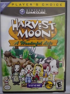 Harvest Moon A Wonderful Life Nintendo GameCube giocatori a scelta TESTATO senza manuale - Foto 1 di 11