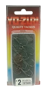 YO-ZURI Ancorette tecniche con Split Ring - Size 2 - 6 Pezzi - AB744 - Picture 1 of 5
