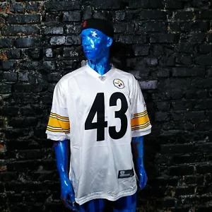 TROY POLAMALU PITTSBURGH STEELERS Jersey NFL Shirt Reebok Trikot Mens Size 54 - Picture 1 of 12
