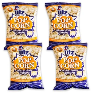 Palomitas de maíz de queso cheddar blanco Utz - palomitas de maíz de queso cheddar real - (bolsas de 4,5 oz) - Imagen 1 de 2