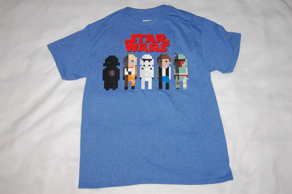 Camiseta para niños S/S LEGO STAR WARS PERSONAJES Azul DARTH VADER Luke Skywalker XL Foto 1 de 1
