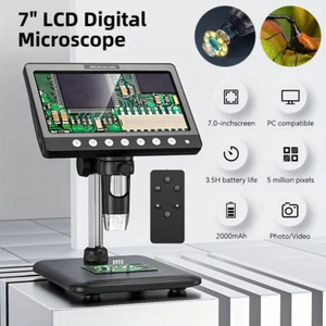 7" Coin Magnifier 1000X LCD Digital Microscope Digital Microscope with LED Light - Picture 1 of 14
