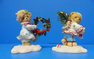 Cherished Teddies Erik & Inga Regalos del Corazón El Oso Mejor Parte Set de 2 - Imagen 1 de 20