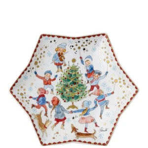 Hutschenreuther, Weihnachtsklänge, Coppa a Stella 24cm, Porcellana - Imagen 1 de 1