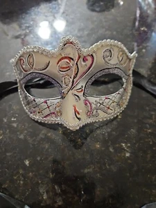 Venetian Carnival Masquerade Mask Half Face. - Picture 1 of 5