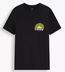 Levi's Mens Crew Neck T-Shirt Tee Size: 3XL Black Short Sleeve Levis - Picture 1 of 5