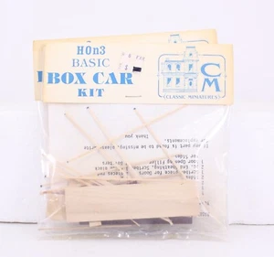 HOn3 Classic Miniatures 30’ Basic Box Car Craftsman Kit - Picture 1 of 1