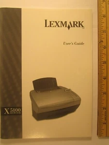 Paperback LEXMARK PRINTER USER'S GUIDE X5100 SERIES [Z96] - Picture 1 of 3