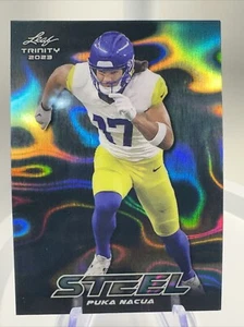 2023 Blatt Trinity Stahl Lava Silber Puka Nacua Rc #S64 - Bild 1 von 4