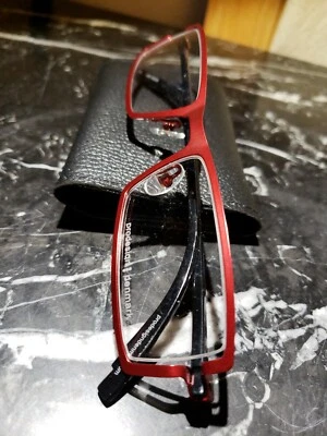 GAFAS PRODESIGN 1179 C. 4031 NEGRO ROJO 52/20/140 NUEVAS Foto 1 de 4